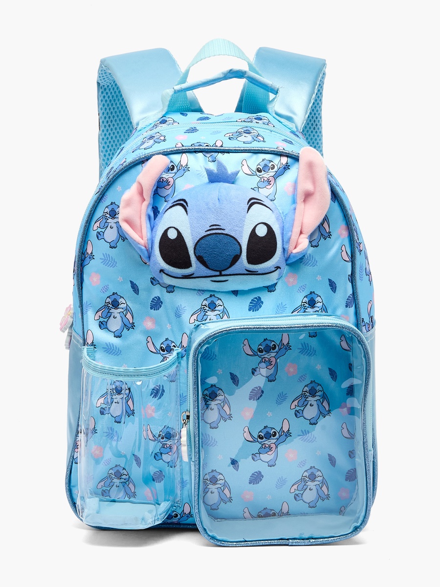 Stitch 3-Piece School Backpack Set with Lunch Box - 14 inches