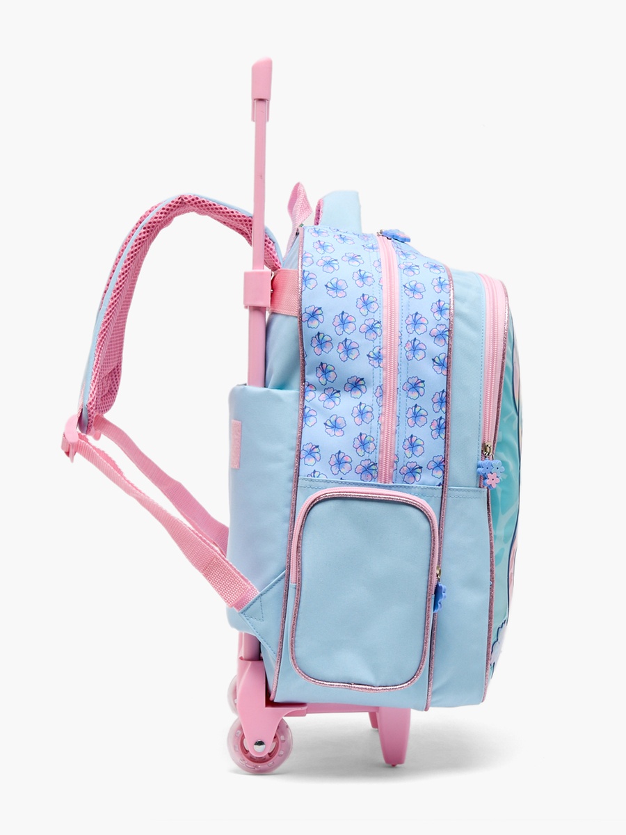 Stitch Print 5-Piece School Trolley Bag Set with Lunch Bag - 16 inches
