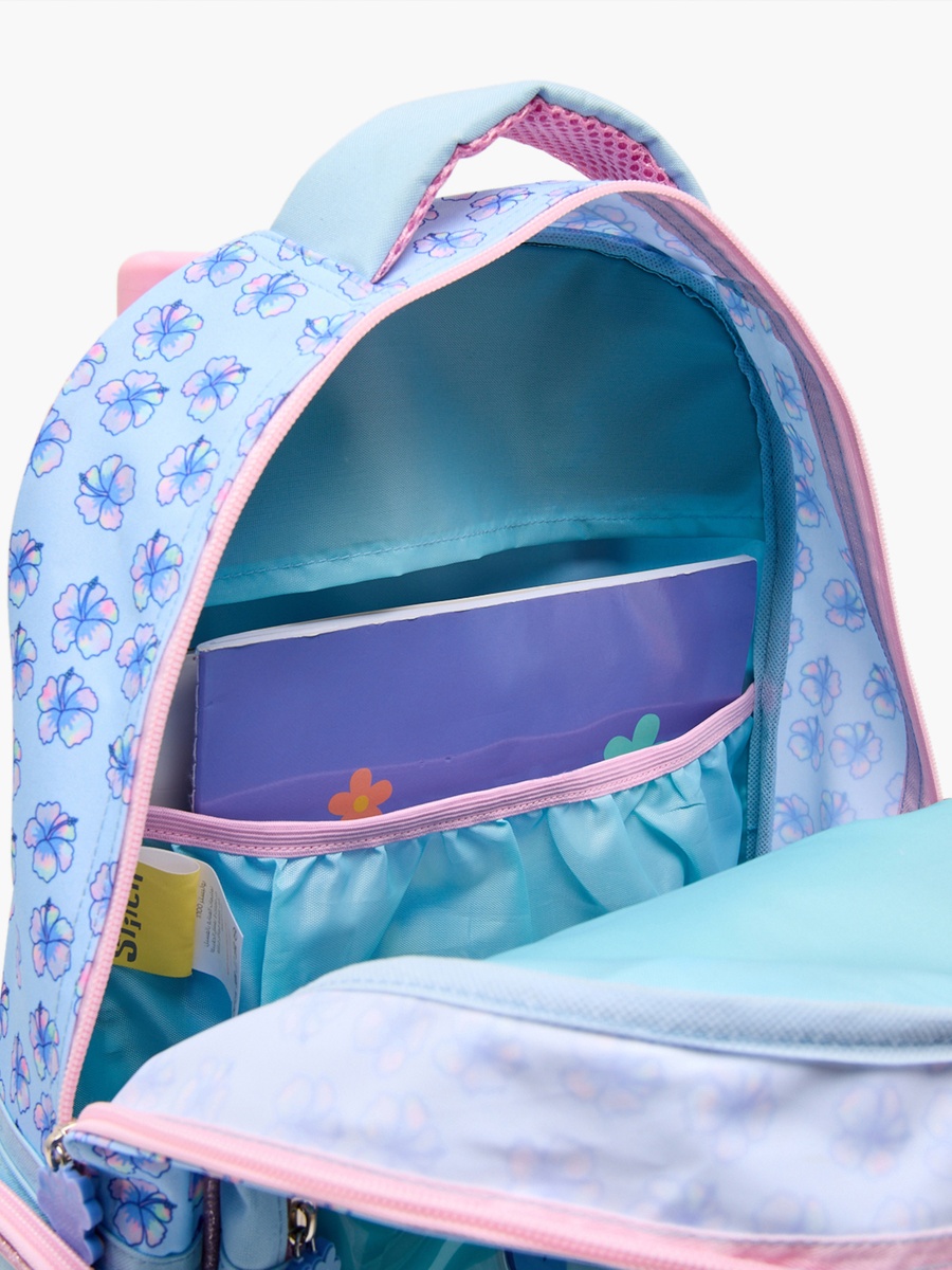 Stitch Print 5-Piece School Trolley Bag Set with Lunch Bag - 16 inches