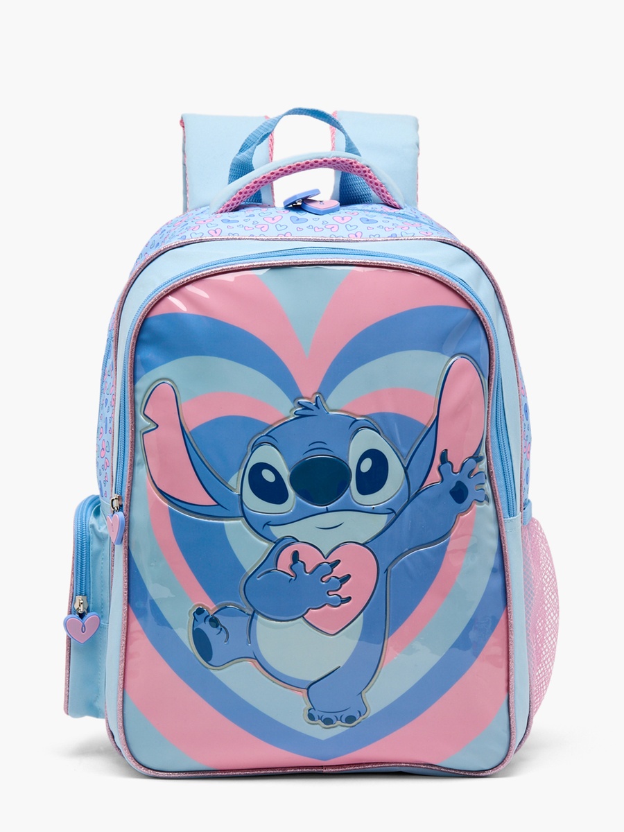 Stitch 5-Piece School Backpack Set with Lunch Bag - 16 inches