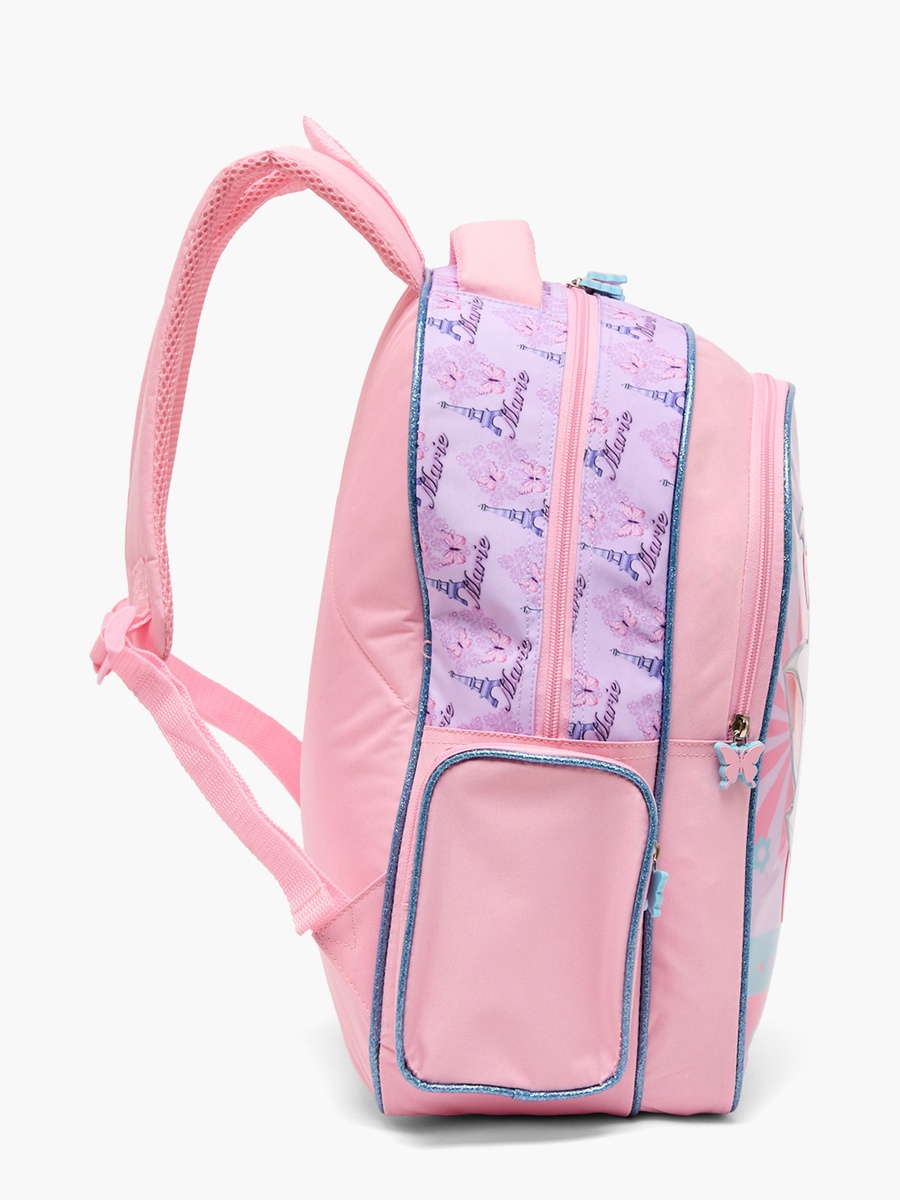 Marie Print 5-Piece School Backpack Set with Lunch Bag - 16 inches
