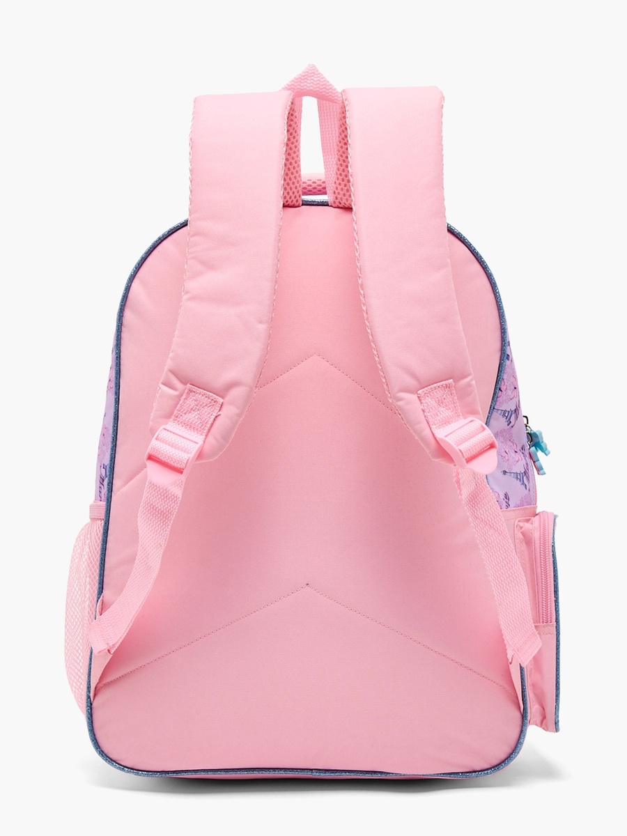Marie Print 5-Piece School Backpack Set with Lunch Bag - 16 inches