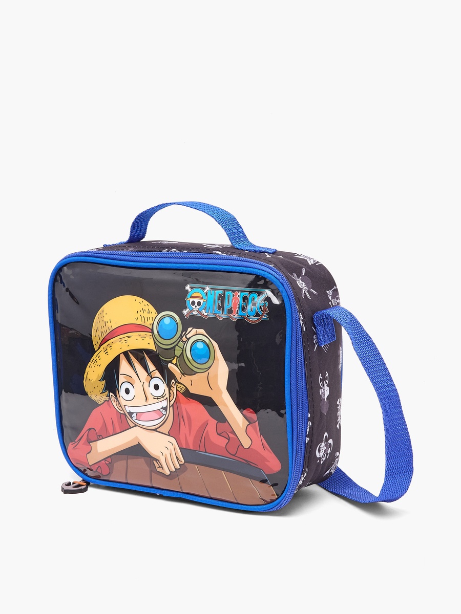 Animation One Piece 5-Piece School Trolley Bag Set with Bottle - 16 inch