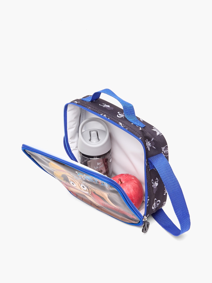 Animation One Piece 5-Piece School Trolley Bag Set with Bottle - 16 inch
