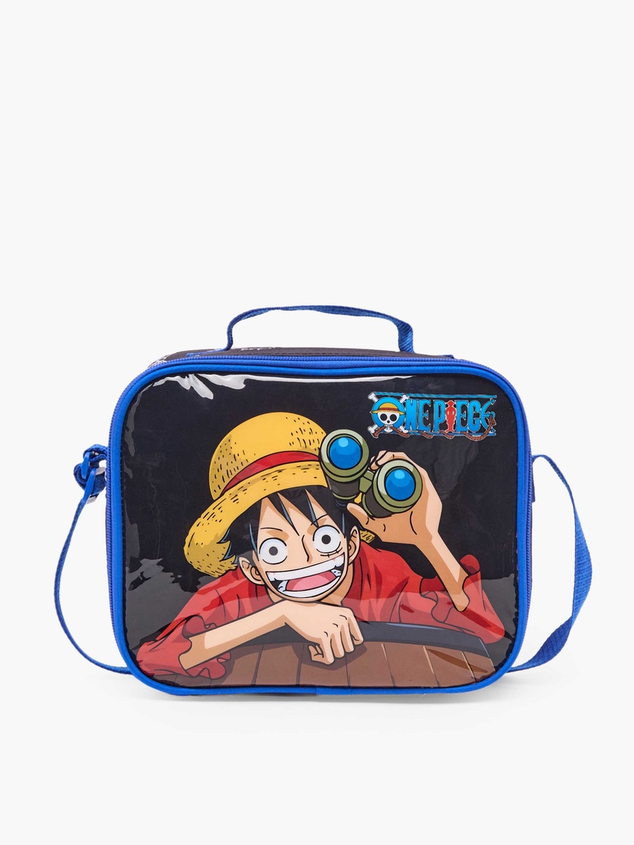 Animation Printed 5-Piece School Backpack Set with Bottle - 16 inches
