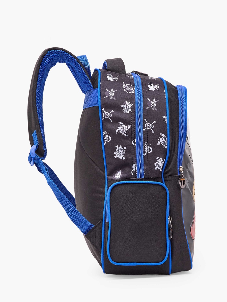 Animation Printed 5-Piece School Backpack Set with Bottle - 16 inches