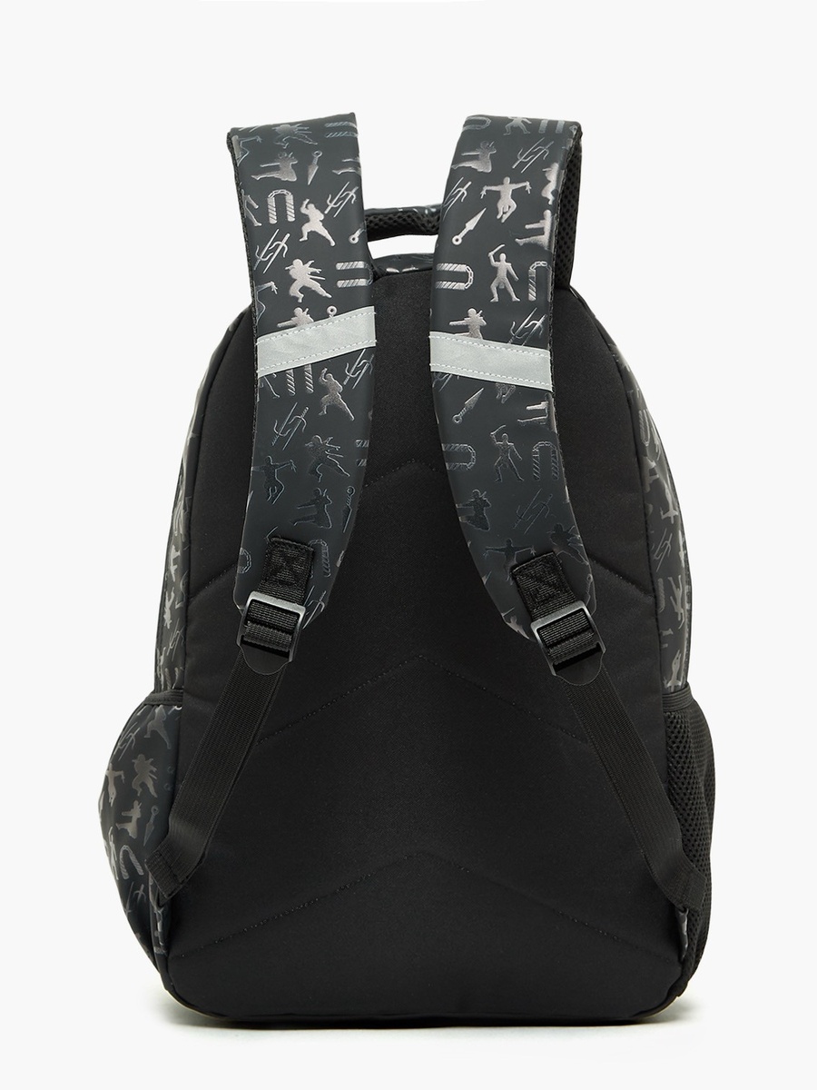 Ninja Print Backpack with Padded Straps - 16 inches