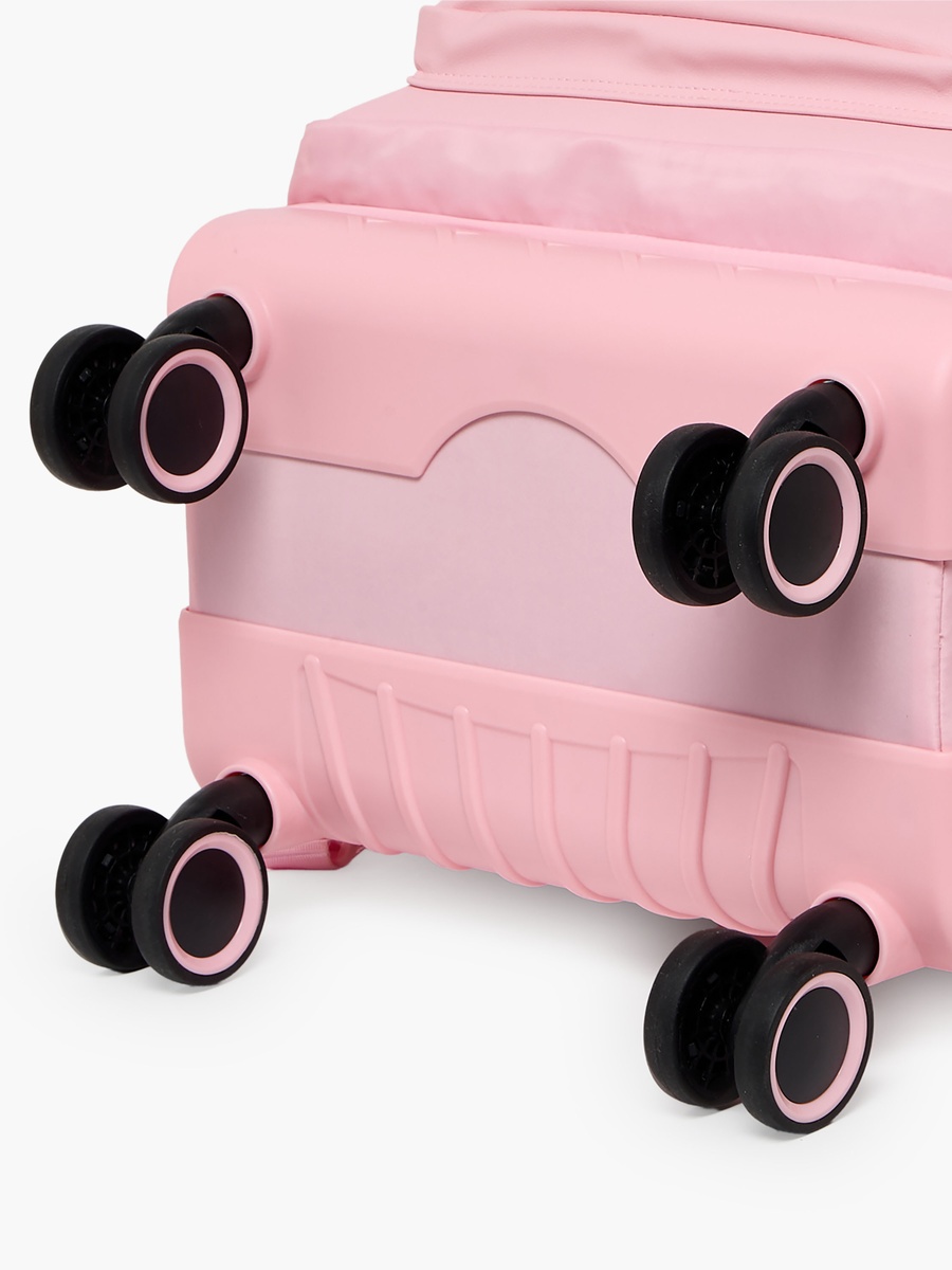 Barbie Embossed Trolley Bag Retractable Handle - 18 inches