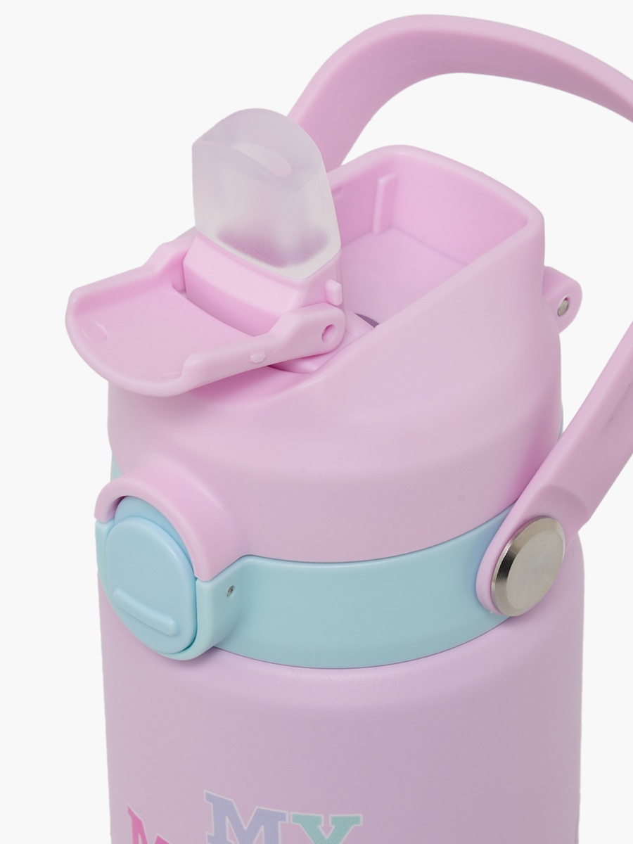 My Melody Print Stainless Steel Water Bottle with Flip Spout and Handle