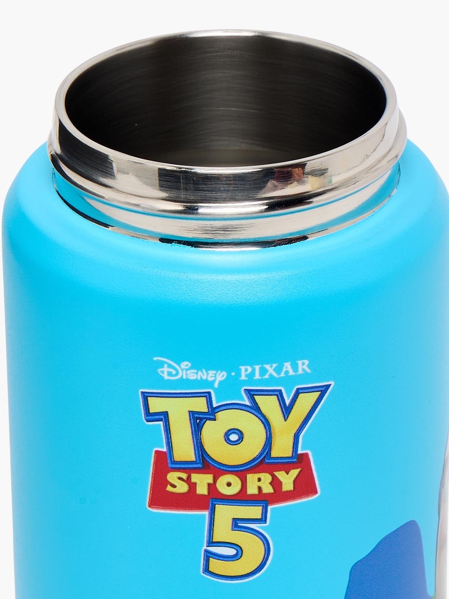 Toy Story Print Stainless Steel Water Bottle with Flip Spout and Handle