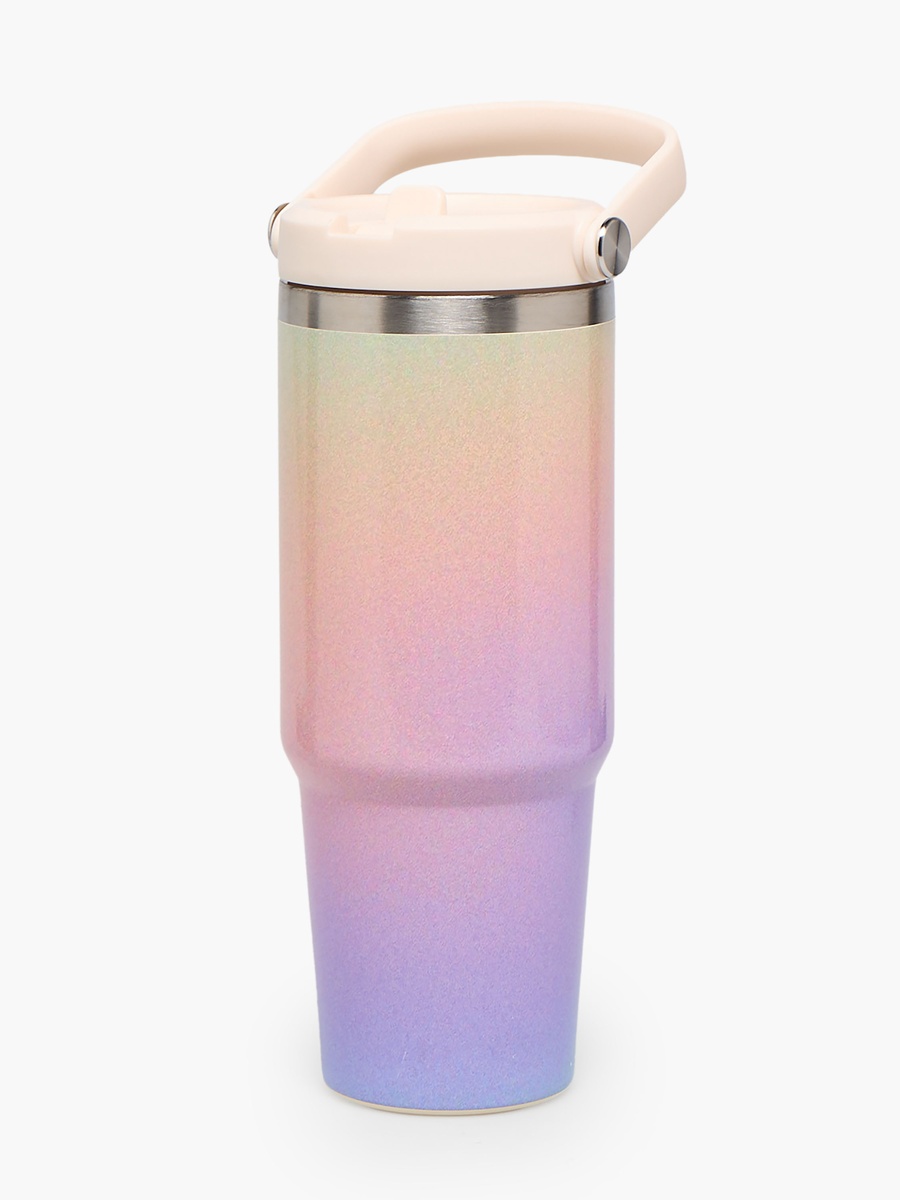Ombre Stainless Steel Tumbler with Straw