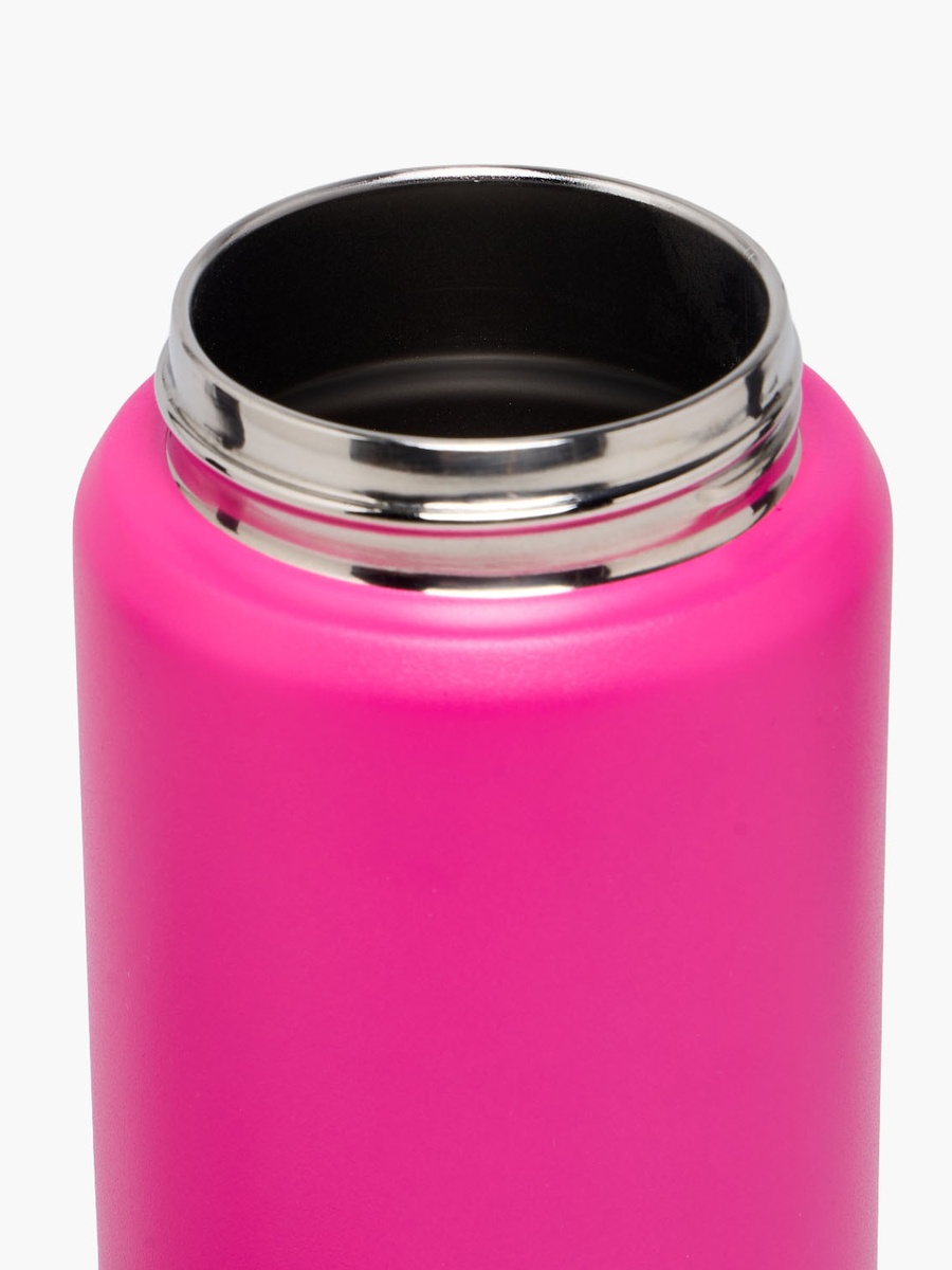 Solid Stainless Steel Water Bottle with Carry Loop