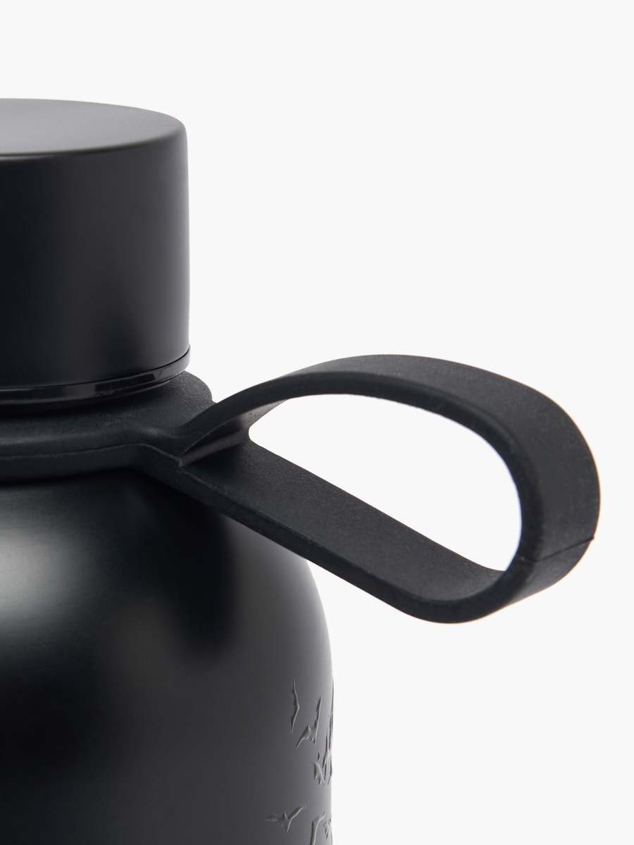 Batman Print Stainless Steel Water Bottle with Wide Mouth and Carry Loop