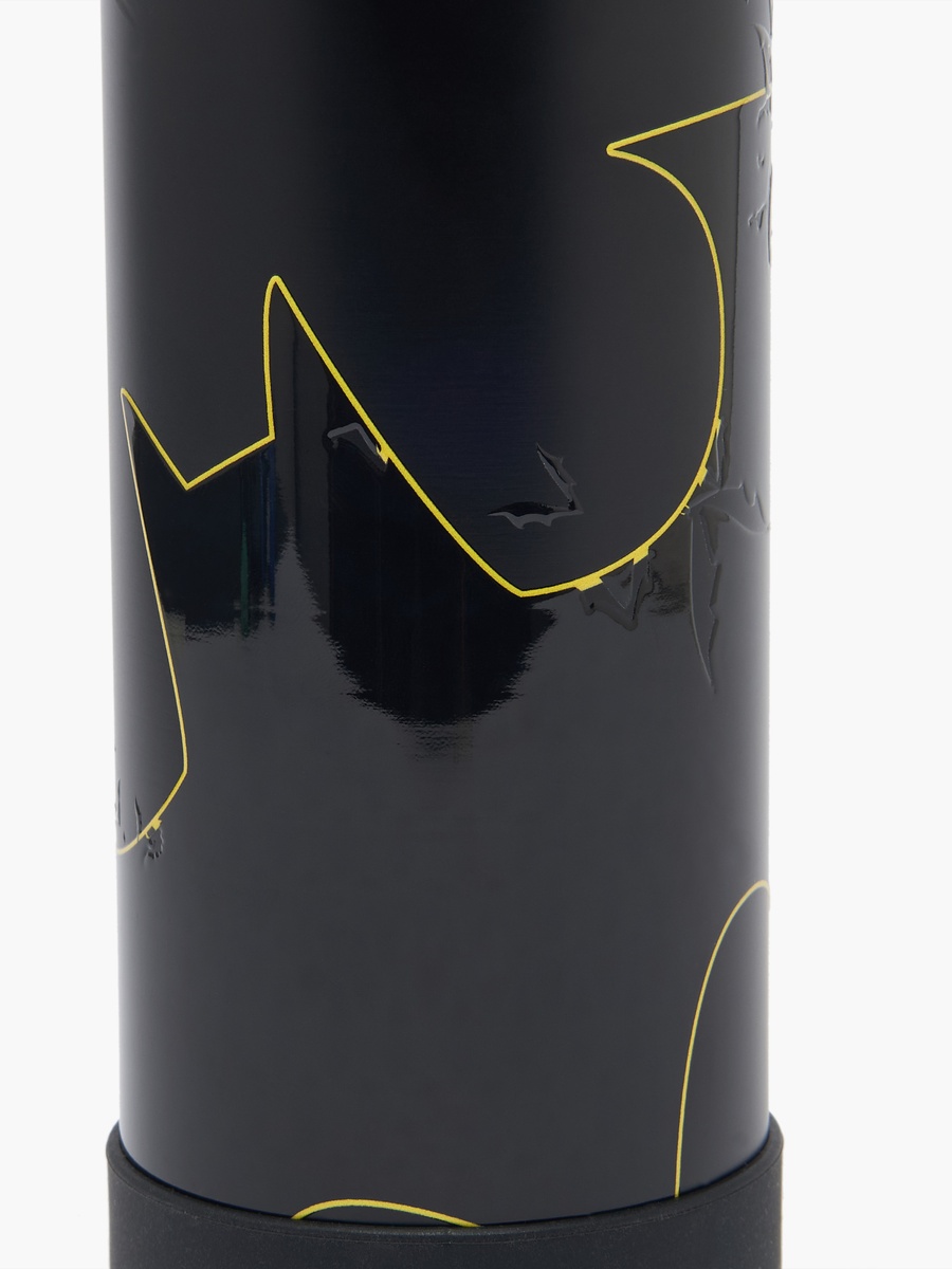 Batman Print Stainless Steel Water Bottle with Wide Mouth and Carry Loop