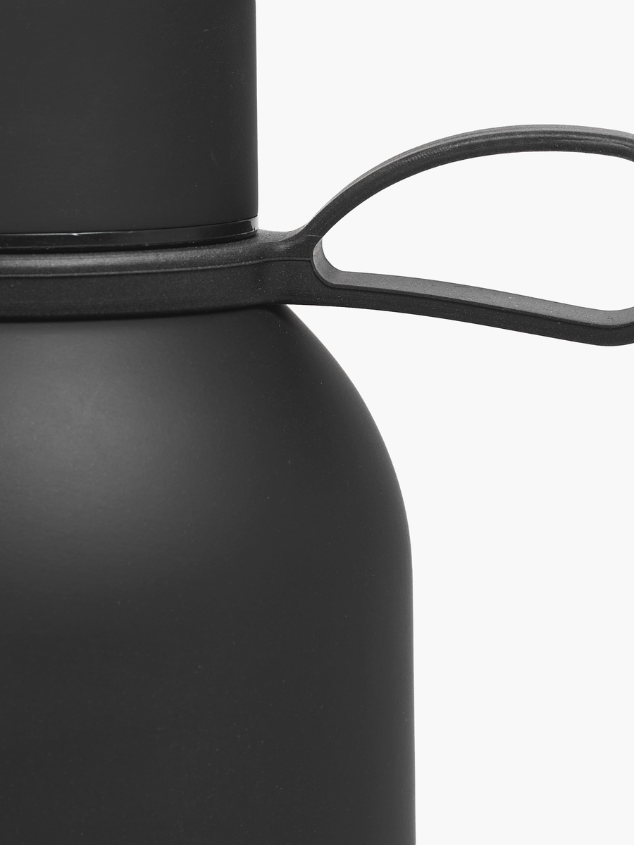 Solid Stainless Steel Water Bottle with Carry Loop