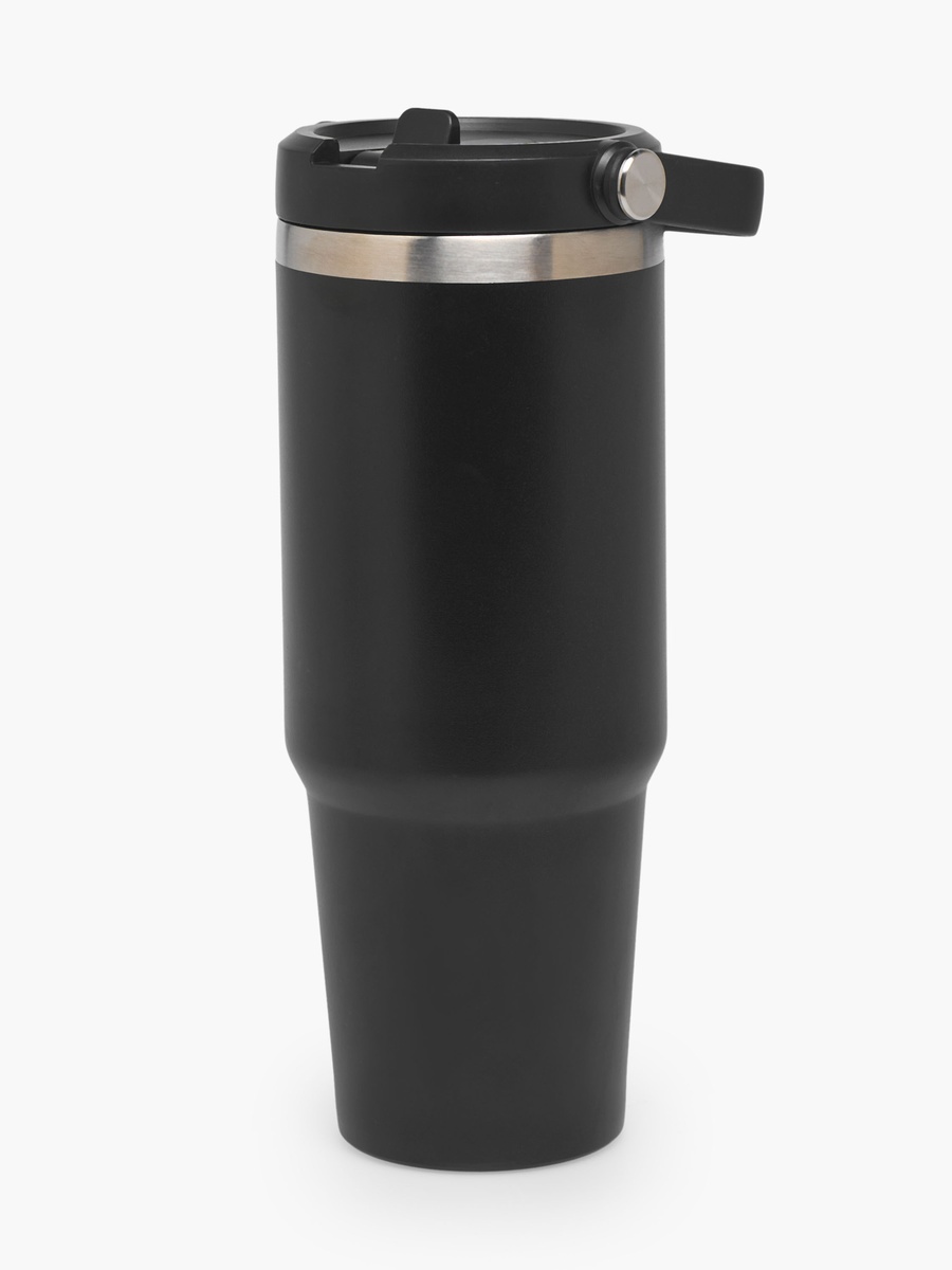 Solid Stainless Steel Tumbler with Straw