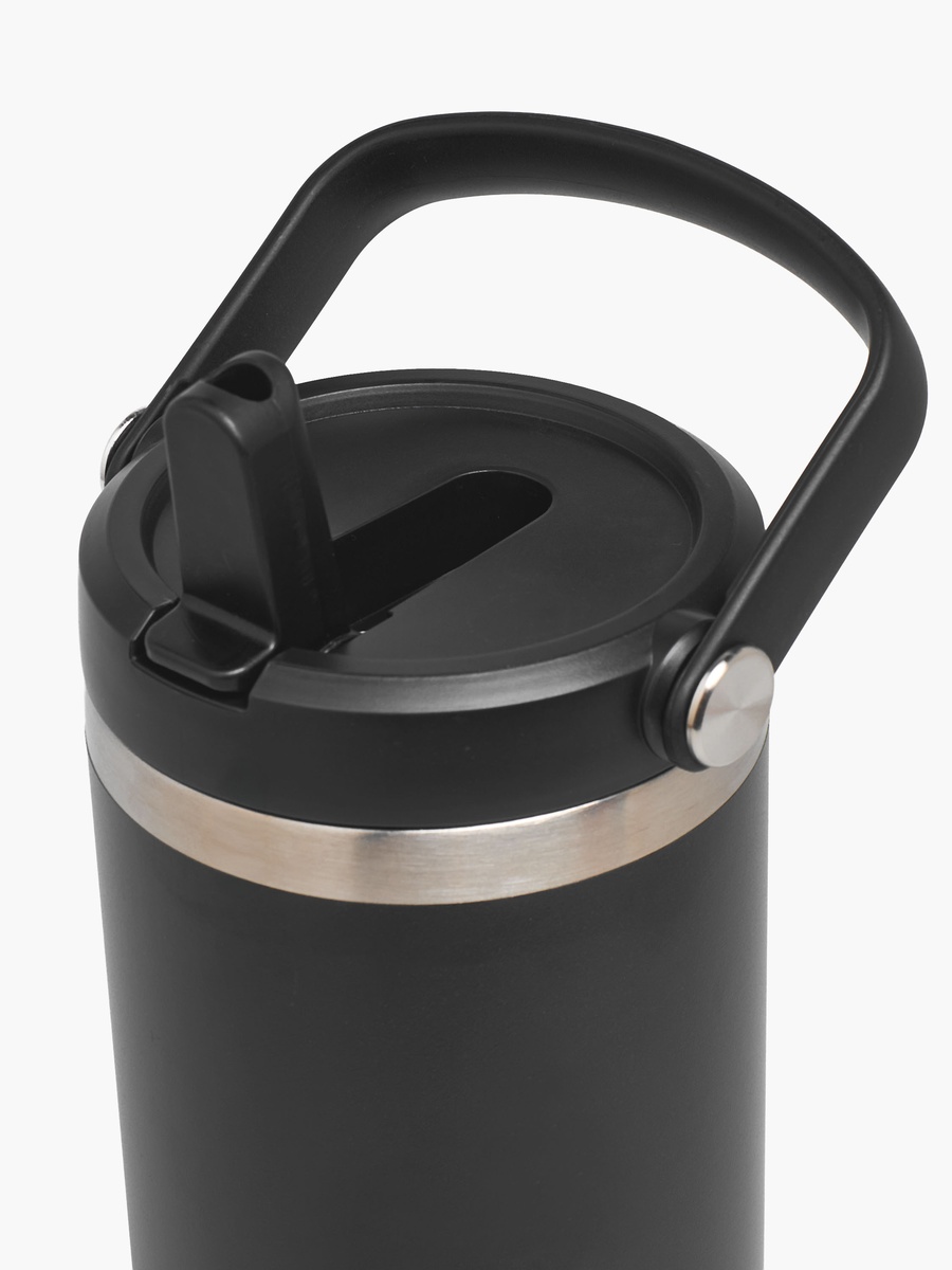 Solid Stainless Steel Tumbler with Straw