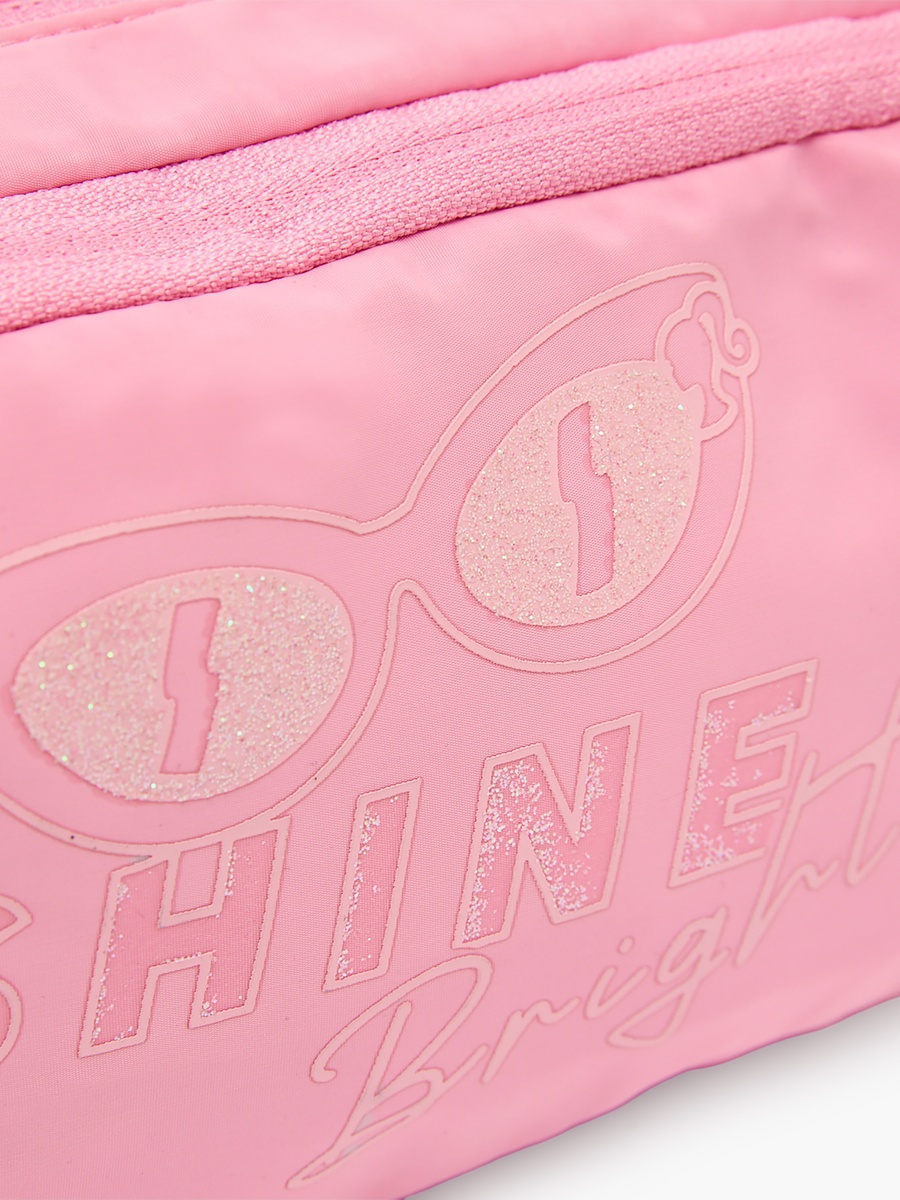 Barbie Print Pencil Pouch with 2 Compartments