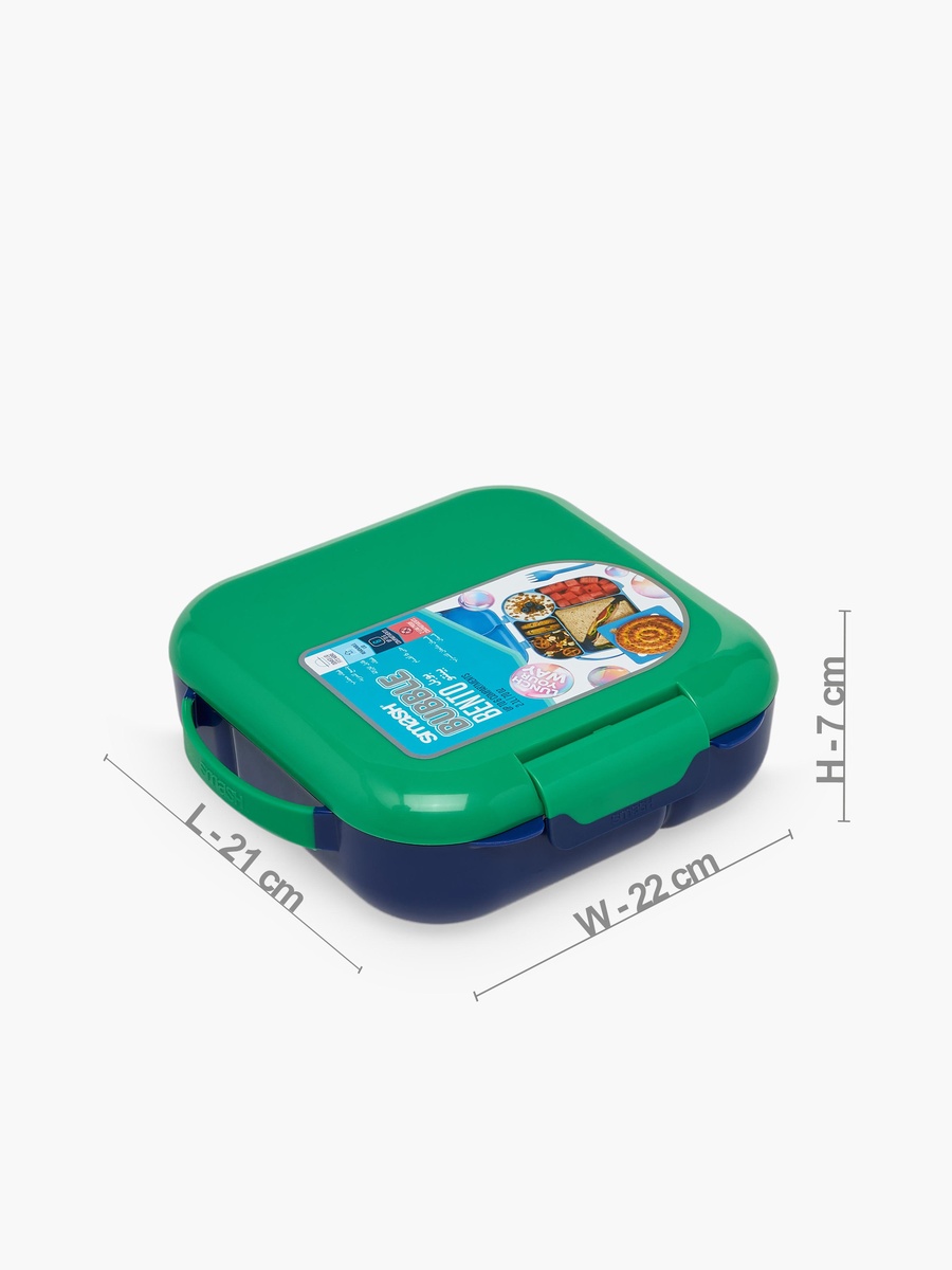 Colourblock Bento Lunch Box with Compartments