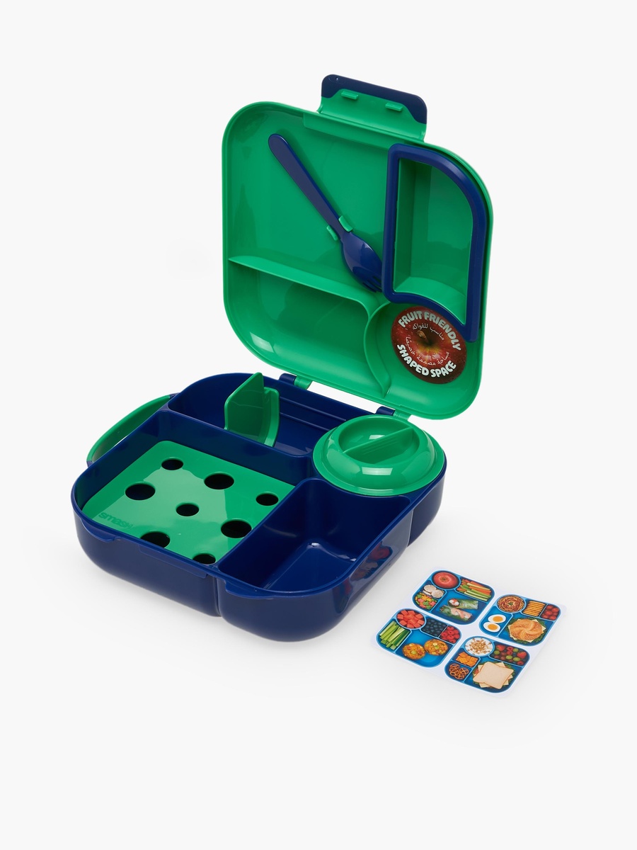 Colourblock Bento Lunch Box with Compartments