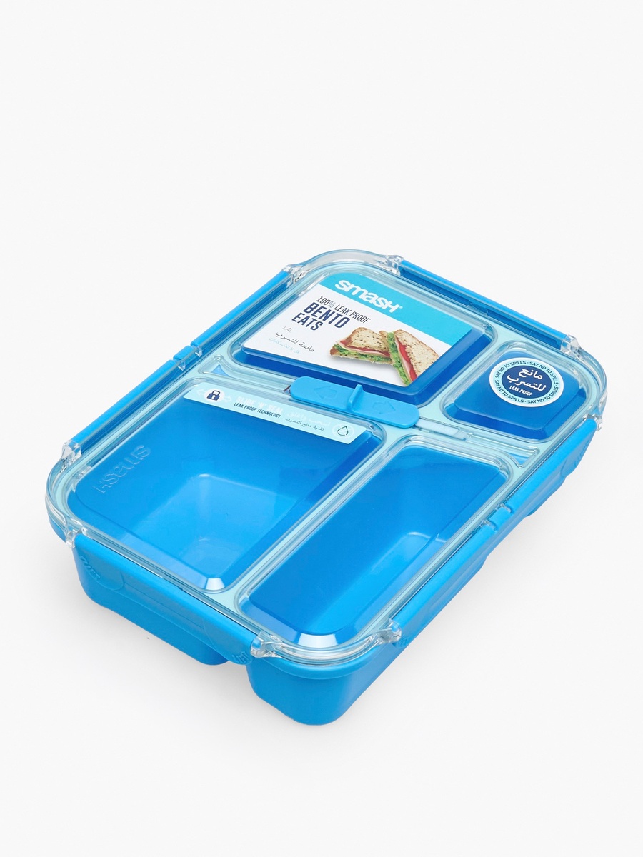 Solid Bento Box with Clip Lock Lid