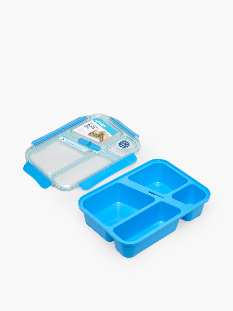 Solid Bento Box with Clip Lock Lid