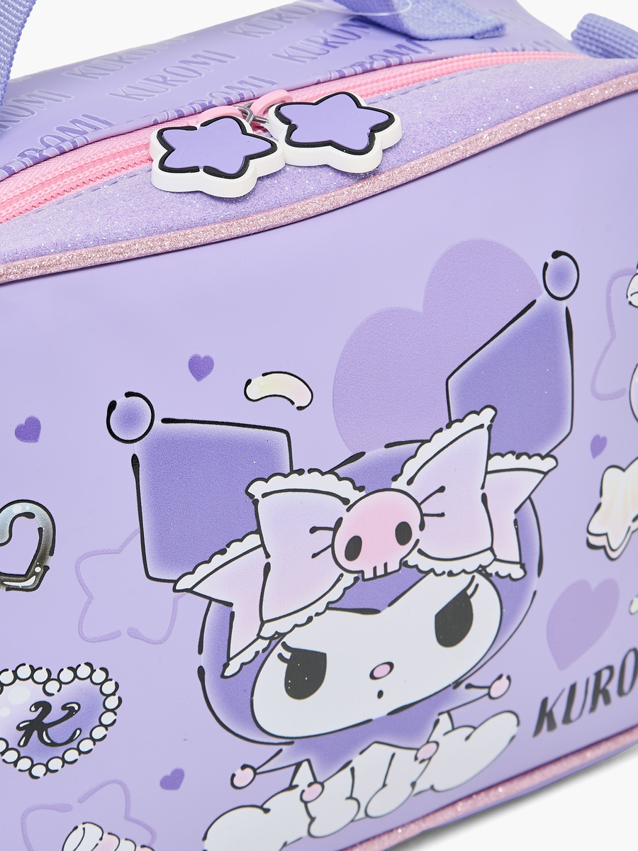 Kuromi Print Lunch Bag with Detachable Strap