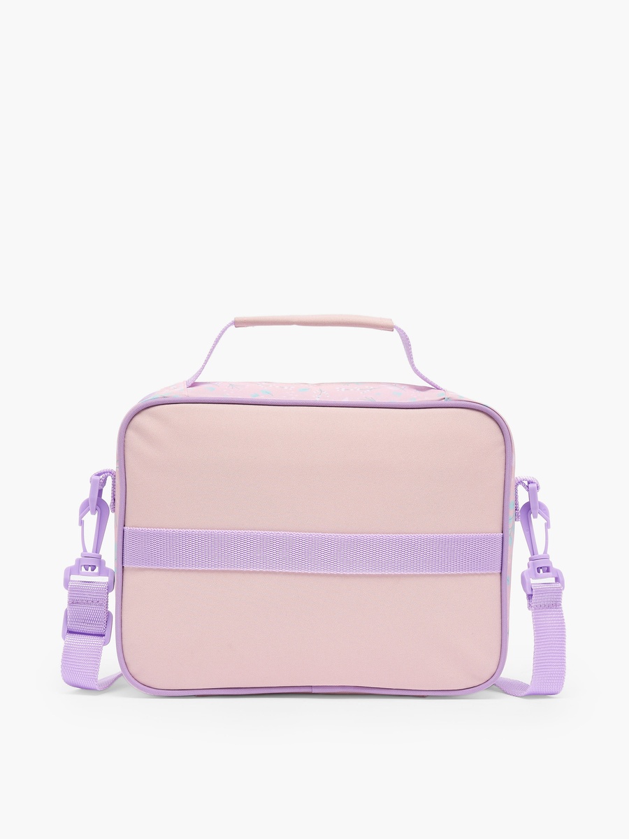 Bear Embroidered Lunch Bag with Detachable Strap