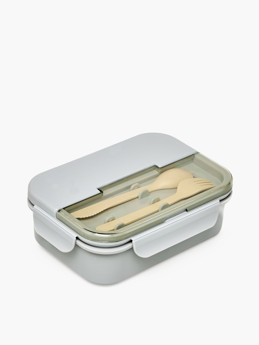 Solid Lunch Box with Cutlery