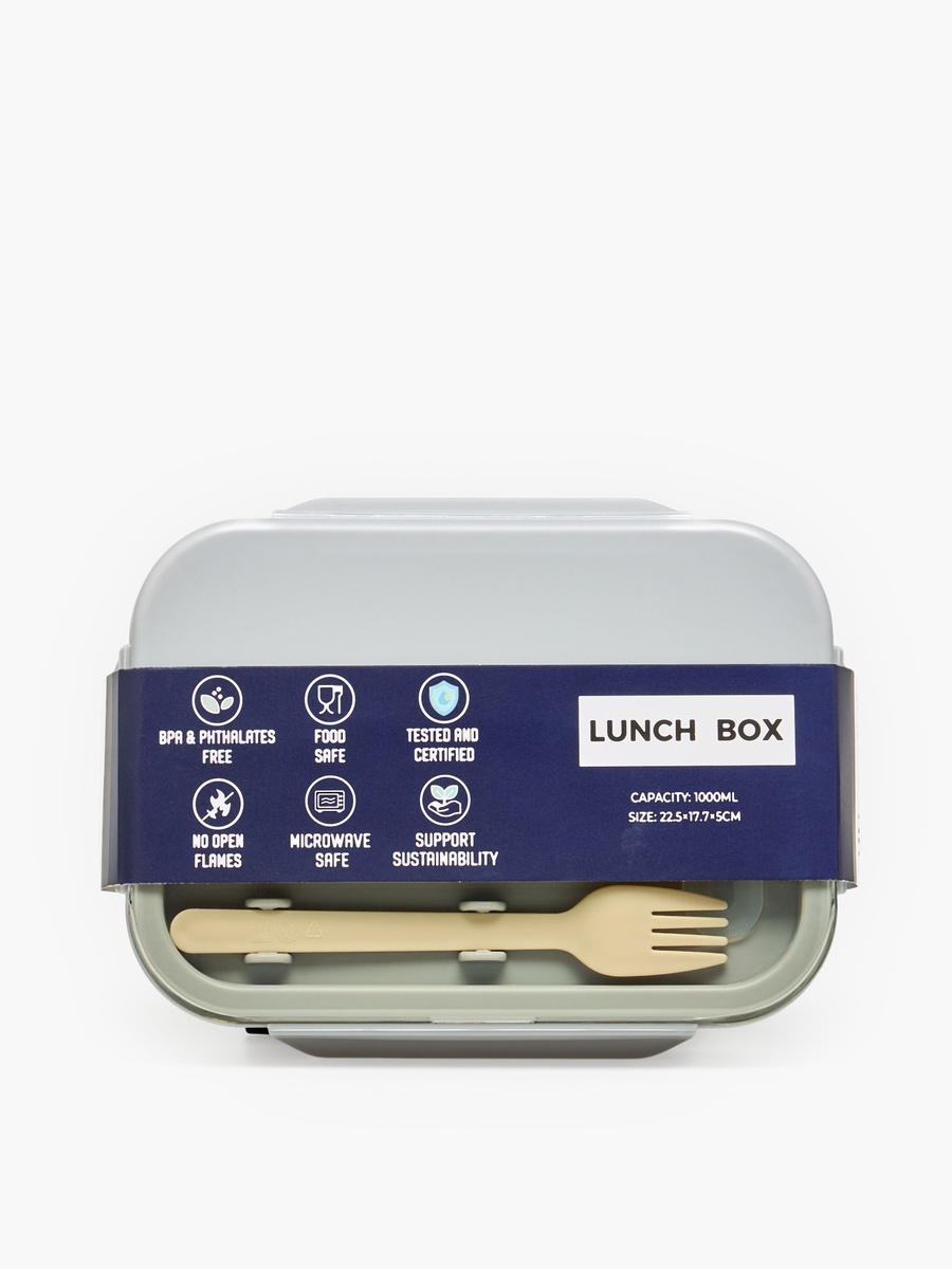 Solid Lunch Box with Cutlery
