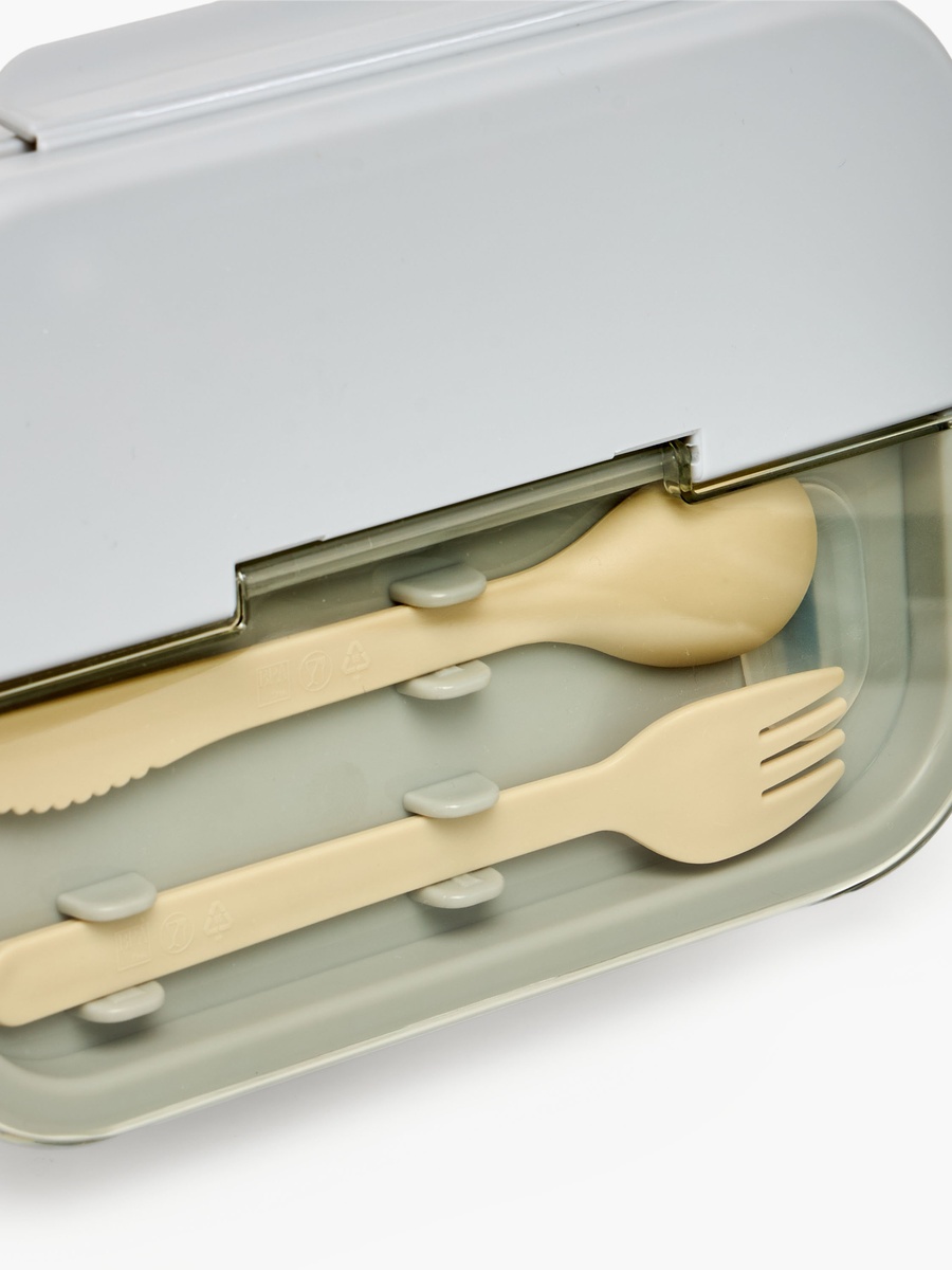 Solid Lunch Box with Cutlery
