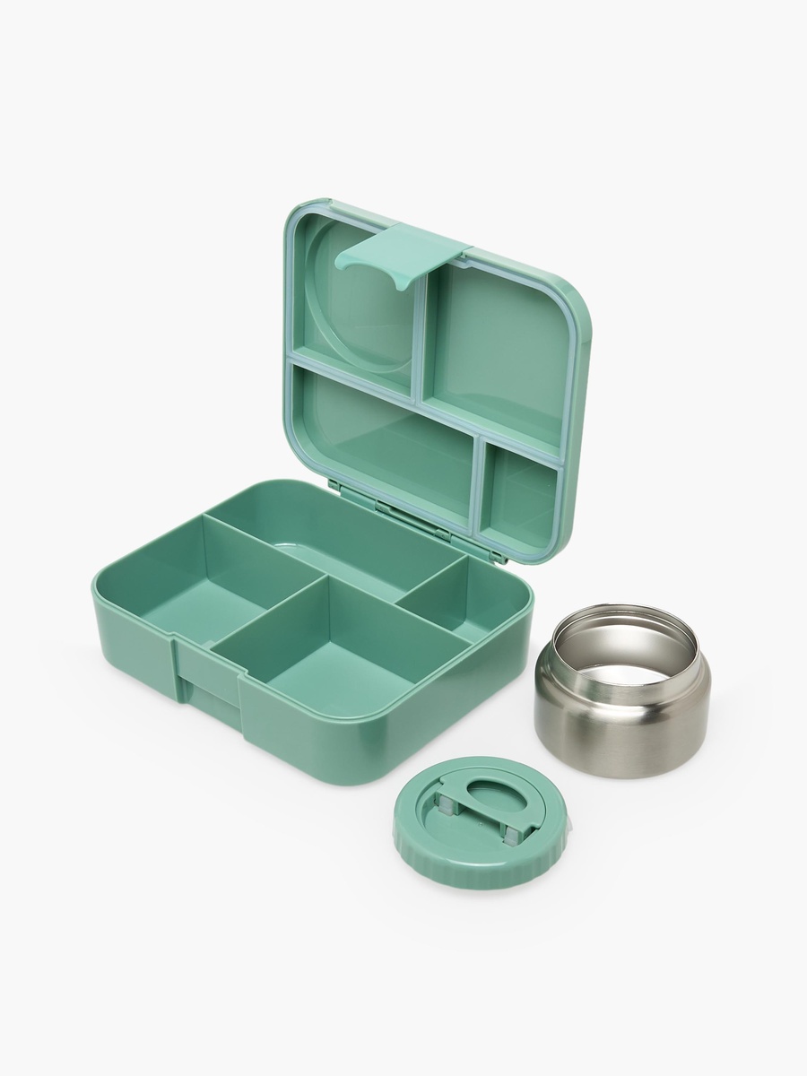 Solid Bento Lunch Box with 4 Compartments - 1.1 L