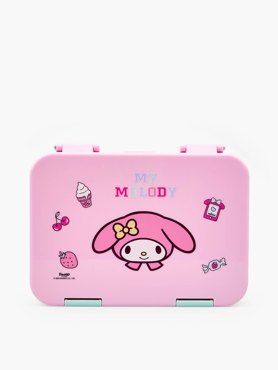 My Melody Print Bento Lunch Box with Clip Lock Lid - 750 ml
