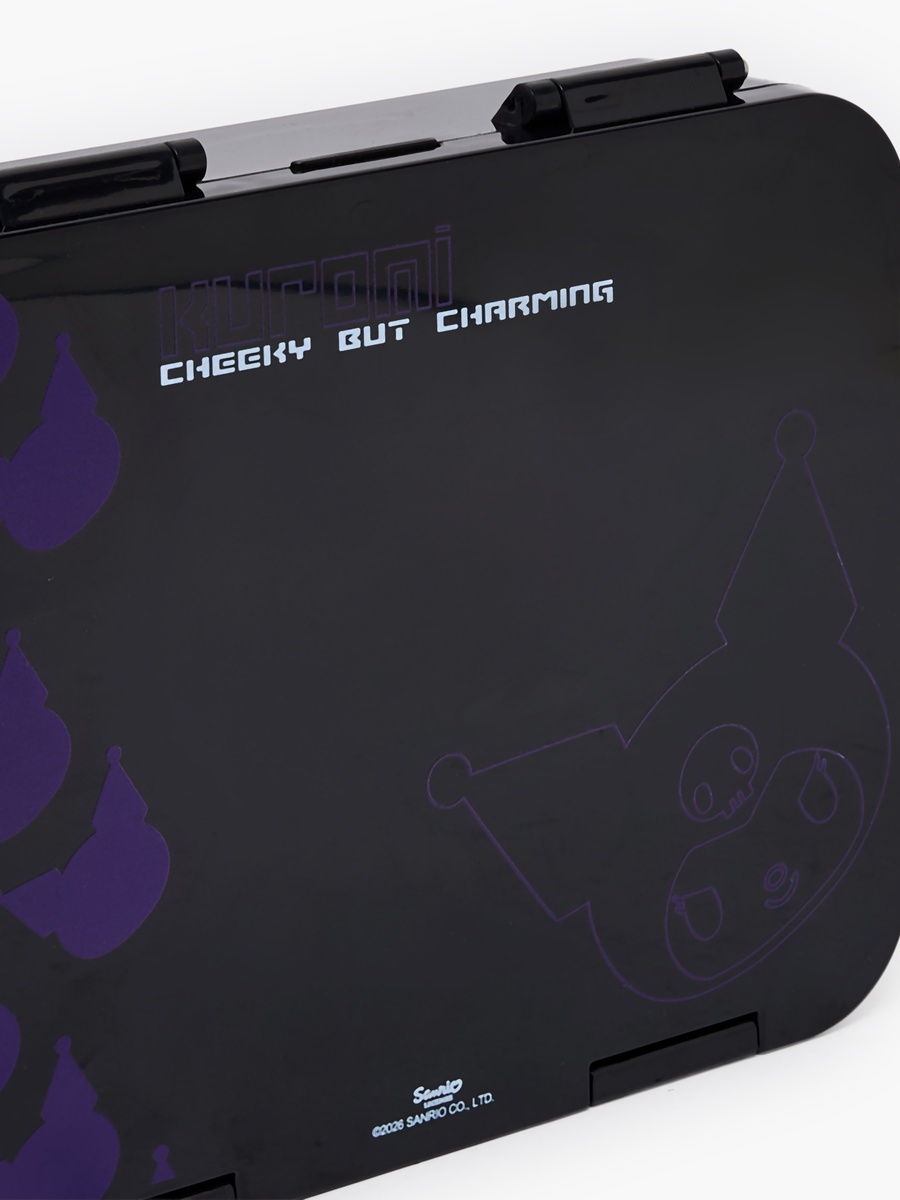 Kuromi Print Bento Lunch Box with Clip Lock Lid