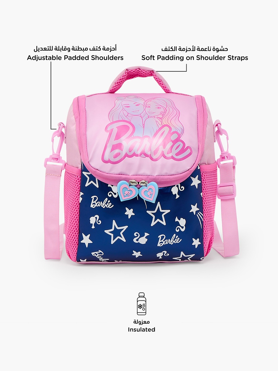 Barbie Print Lunch Bag with Insulation