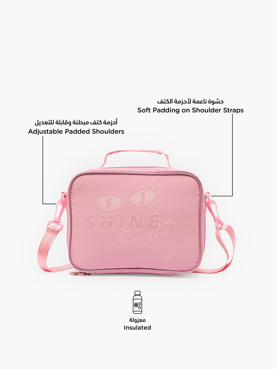 Barbie Print Lunch Bag with Insulation