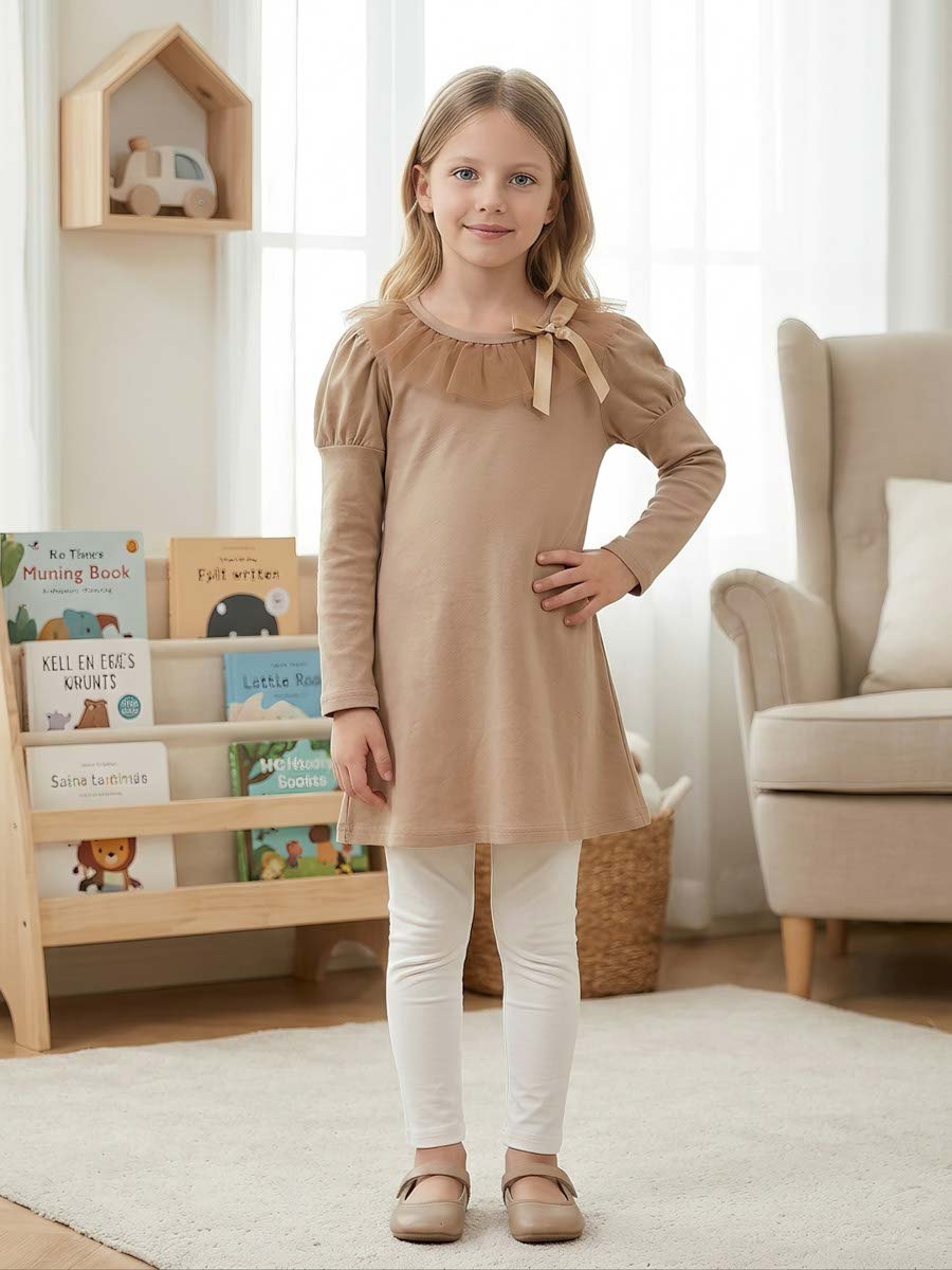 Girls A-Line Midi Dress