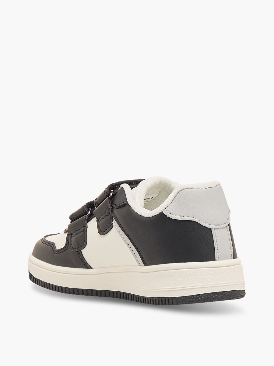 Kids Color Block Sports Shoes with Hook and Loop