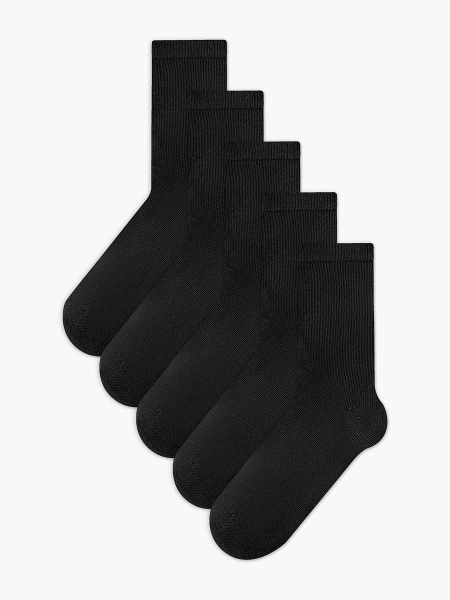 Pack of 5 Socks with Ribbed Design