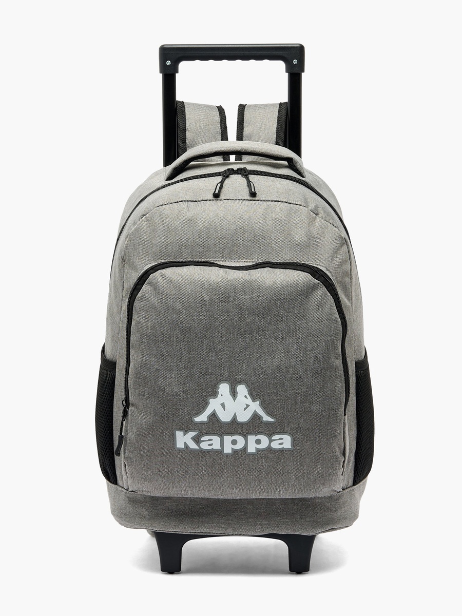Logo Print 3-Piece School Trolley Bag Set with Lunch Bag and Pencil Pouch
