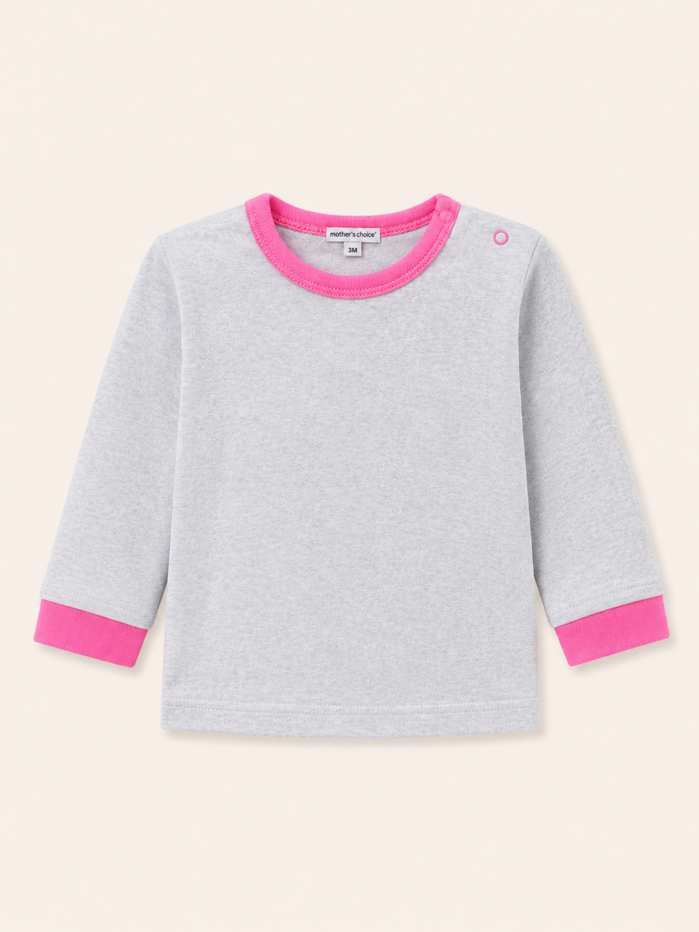 Baby Girls Pink and Grey Little Dancer Velour Jumpsuit and Long Sleeve Top Set