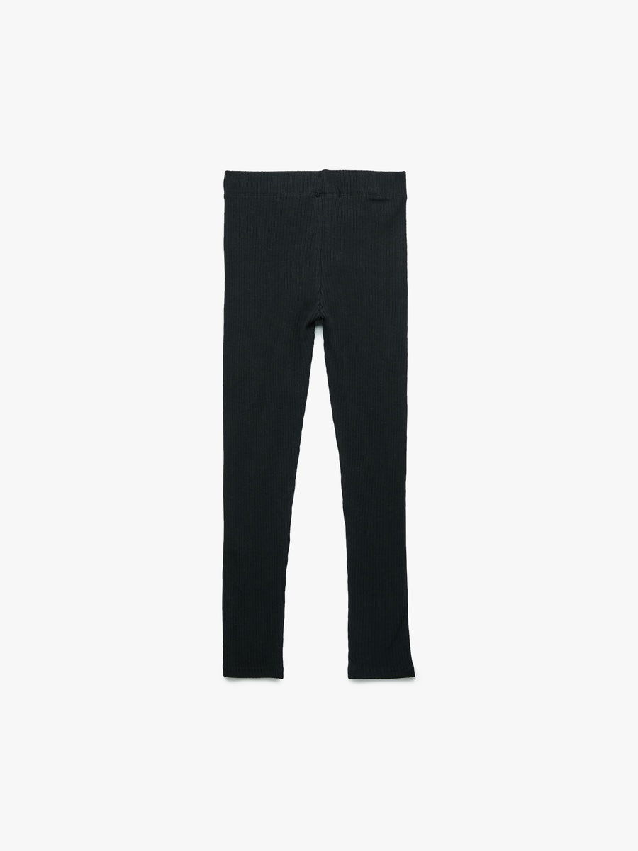 Cotton Ribbed Leggings