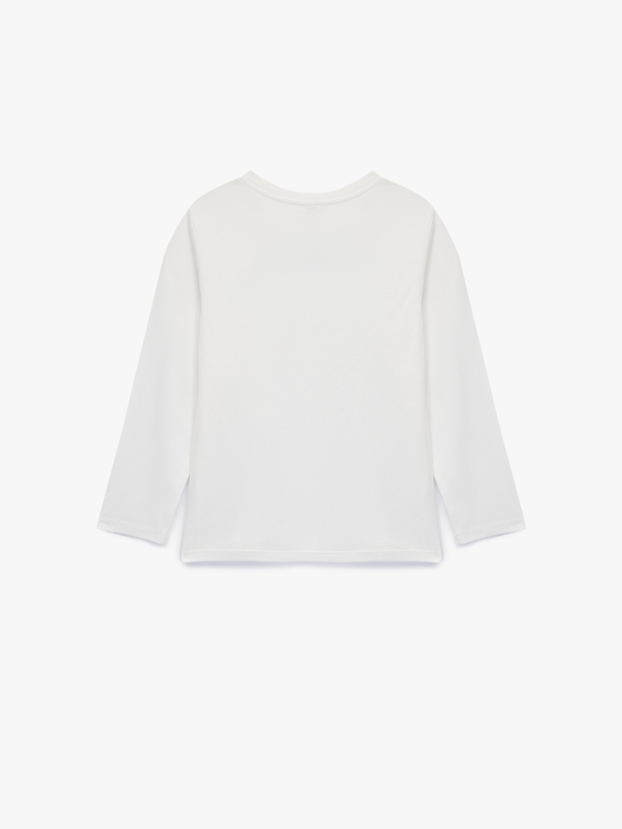 Embroidered Long Sleeves T-Shirt
