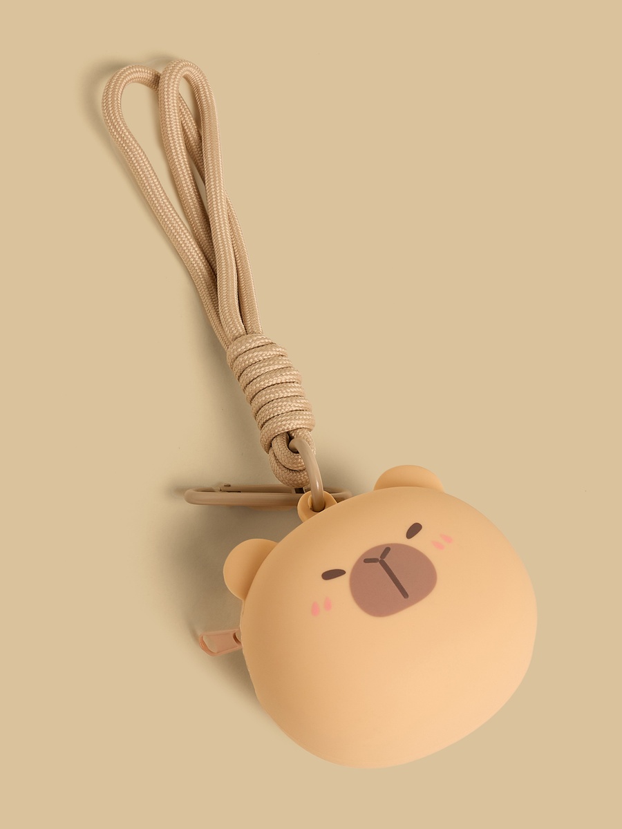 Capybara Print Bag Charm