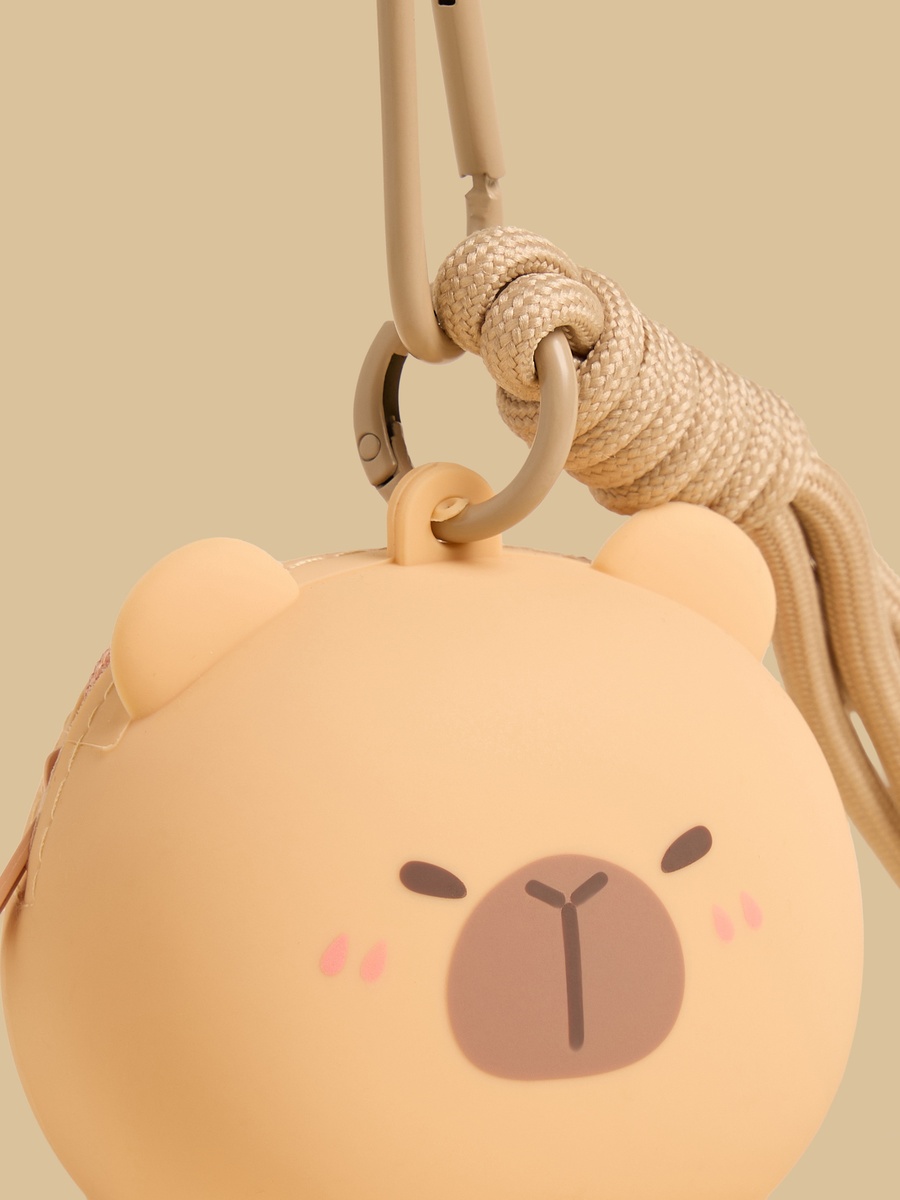 Capybara Print Bag Charm