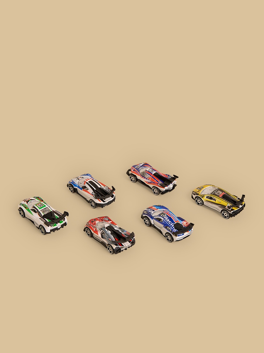 Pack of 6 - Racing Car