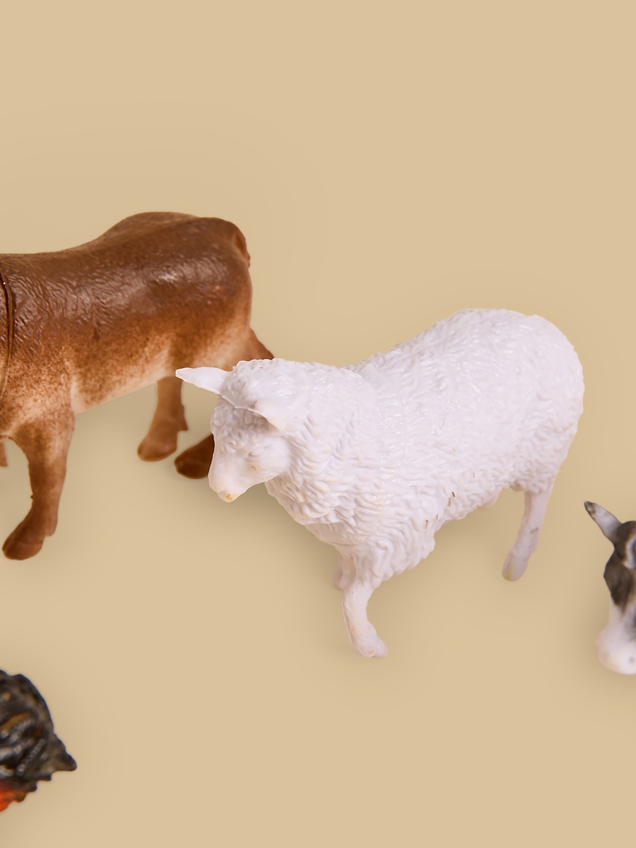 Pack of 10 - Farm Animal Figurine