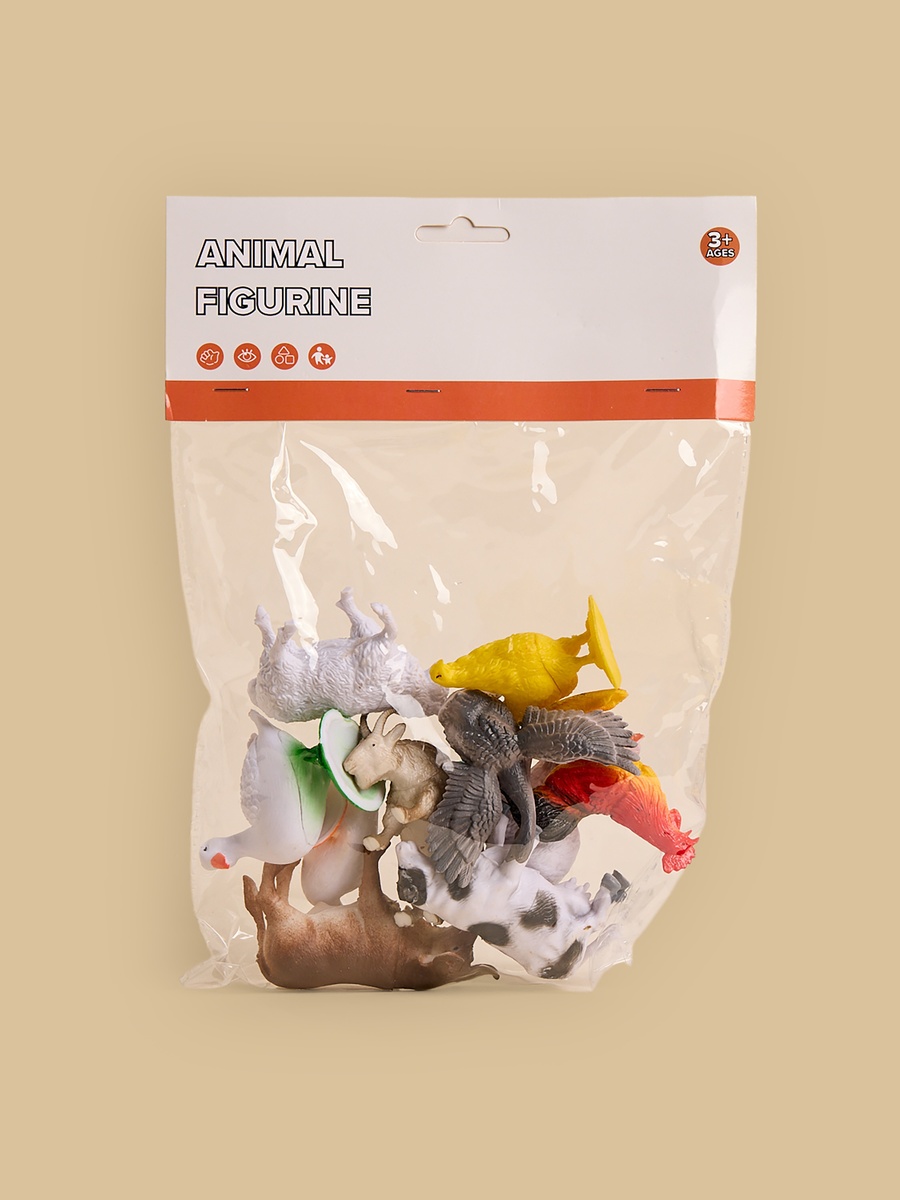 Pack of 10 - Farm Animal Figurine