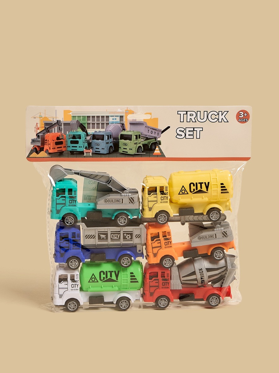 Pack of 6 - Assorted Trucks