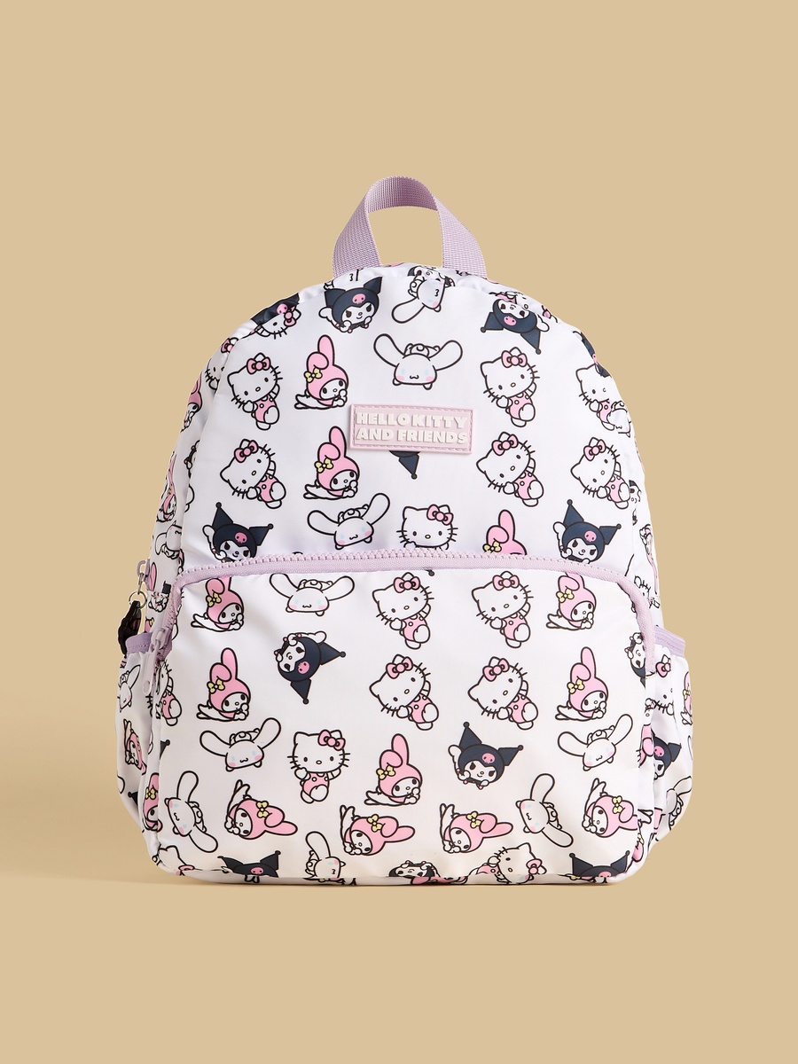 Hello Kitty and Friends Print Backpack with Adjustable Straps